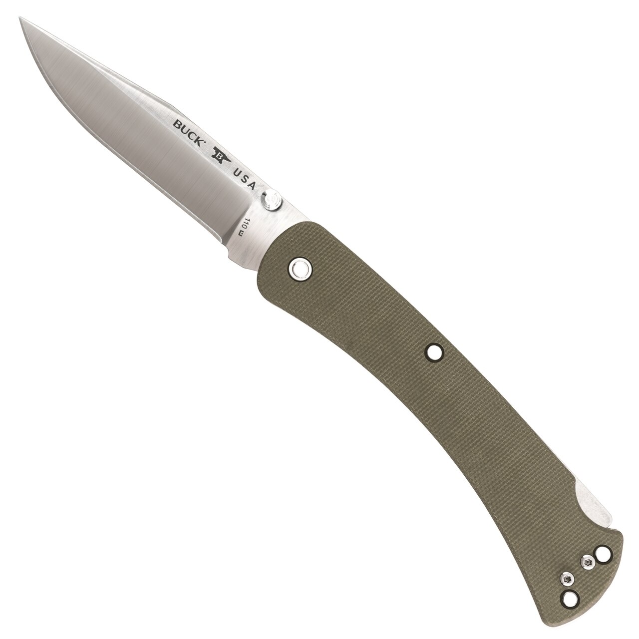 Buck OD Green Slim Hunter 110