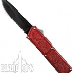 Lightning Red, Tactical Serrated Blade