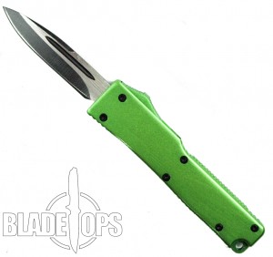Green Mini Out The Front Knife
